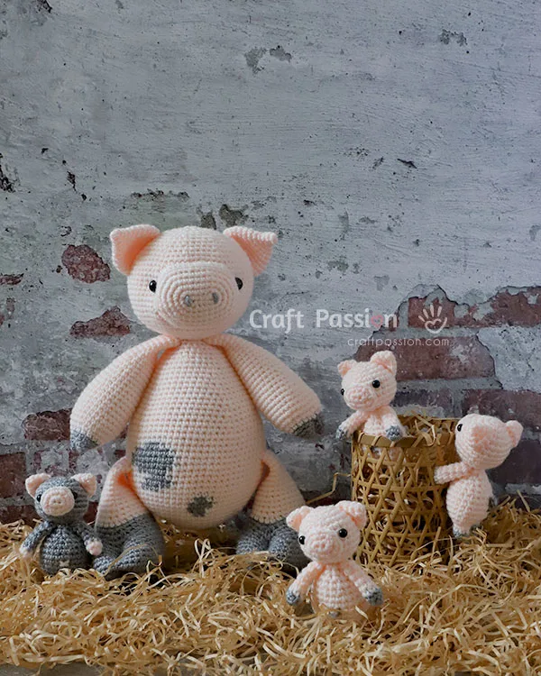 free pig crochet pattern