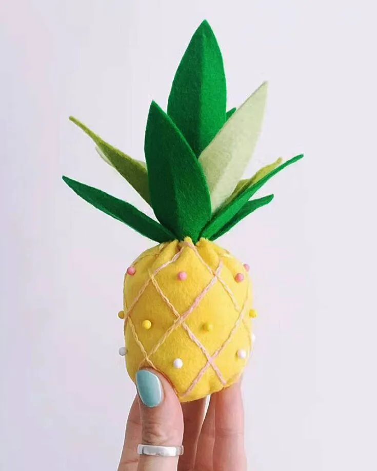 Try these pineapple pin cushions if you&rsquo;re more experienced in sewing and looking for a slightly more complicated pattern. Its fun and summery pattern will not disappoint.
