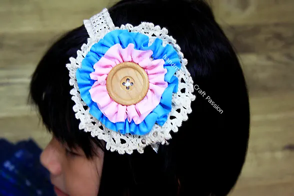 Ruffles Flower Corsage HeadBand