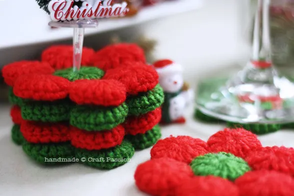 crochet poinsettia pattern