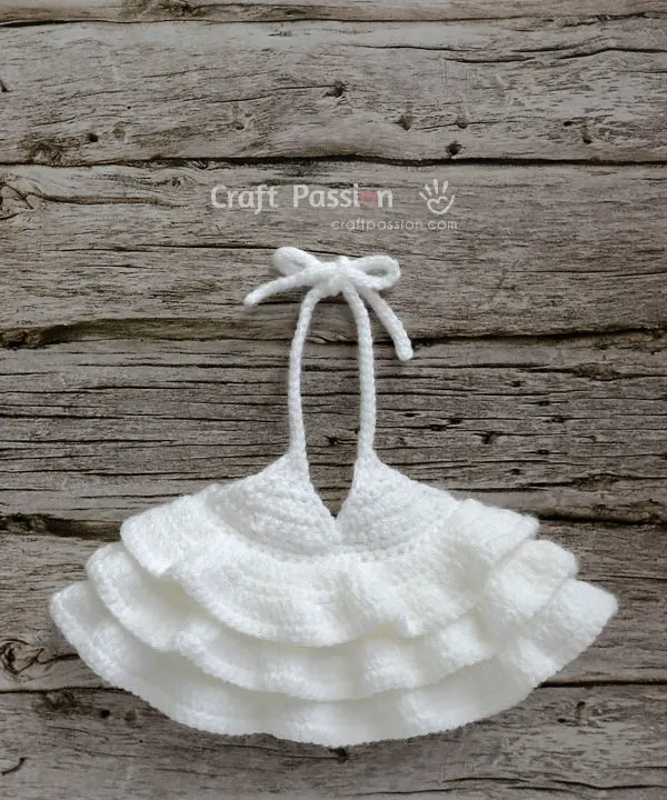 pretty ruffle dress crochet pattern