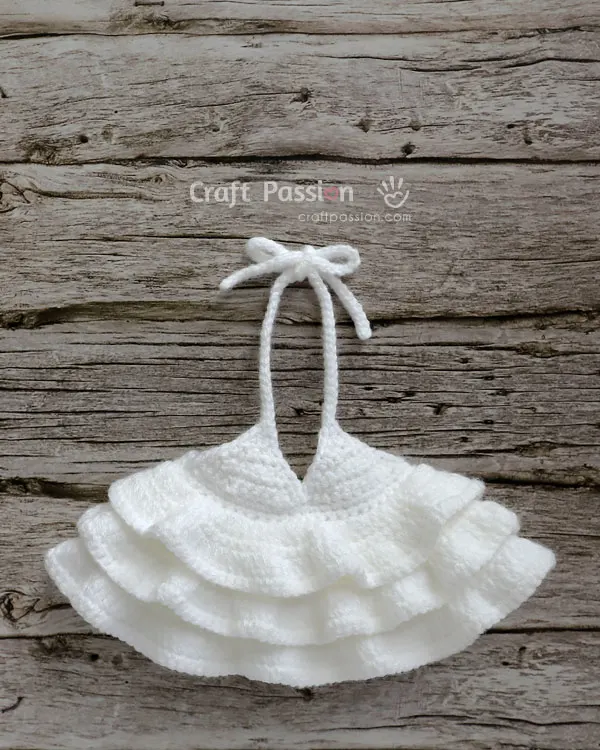 pretty ruffle dress crochet pattern