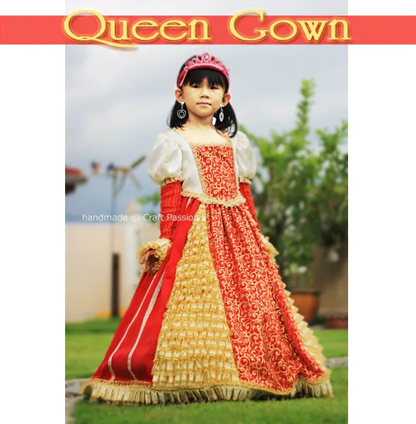 queen gown sewing pattern