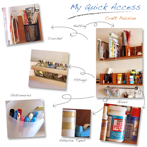 quick access craft room storage ideas