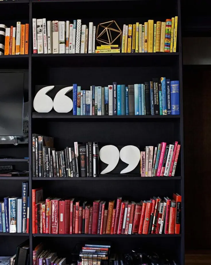 Make your bookshelf look straight from a movie scene with these Quotation Mark Bookends! This craft ensures that they whisper exciting tales and adventures every time you look at them.