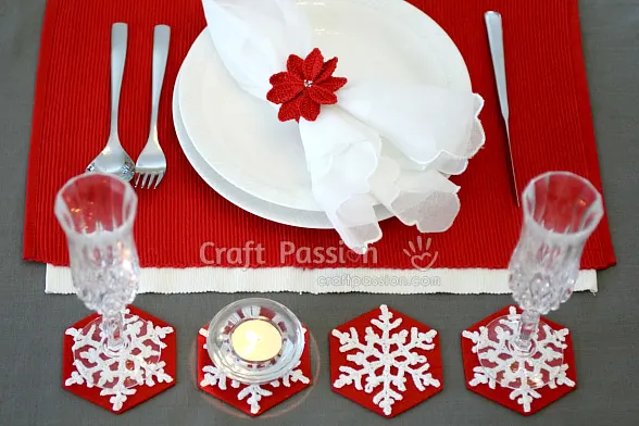 DIY coasters for christmas