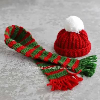 beanie and scarf crochet pattern