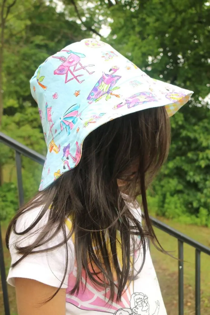 Check out this adorable bucket hat pattern that you should try out! This bucket hat sewing pattern is suitable for kids or if you would like to use different fabrics, but with the base provided, you can unleash your creative freedom and make one for yourself.&nbsp;With only $5, you can download the pattern and begin crafting.