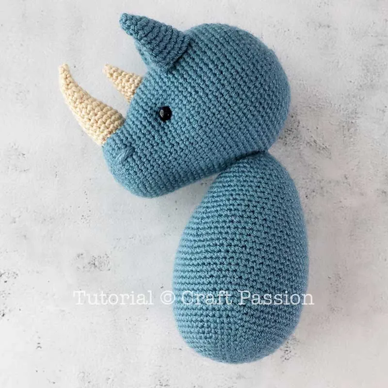 crochet rhino
