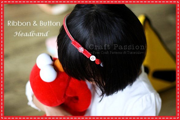 how to make ribbon headband