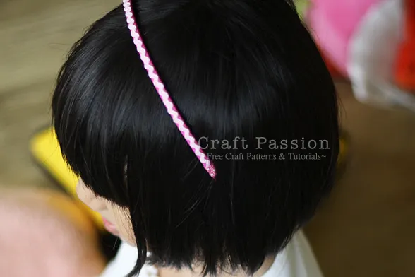 how to make ric rac headband