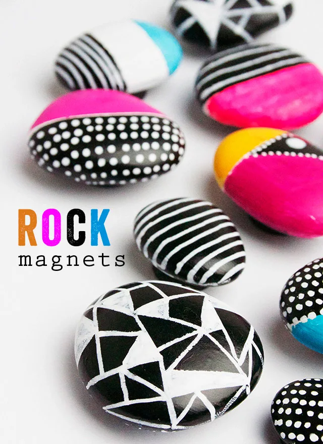 How to make painted rock magnets