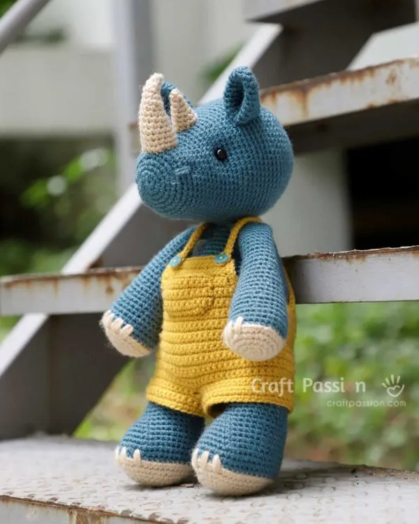 crochet rhino