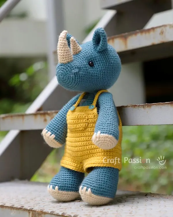 crochet rhino