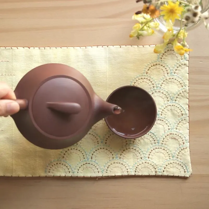 As mentioned, the Seigaiha is one of the classic go-tos for Sashiko Embroidery. If you're looking to hone your embroidery skills, you can try out this pattern and turn your fabric into a tea mat.