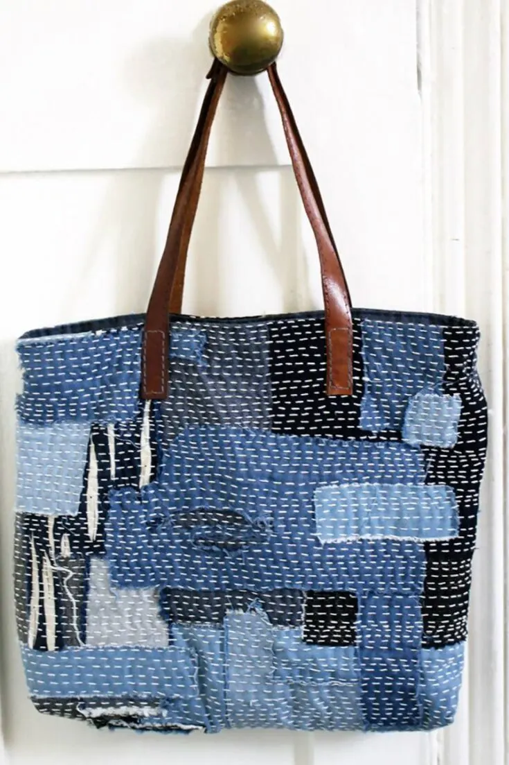 Check out this breathtaking Sashiko mending with this charming project. This eco-friendly design is a must-have if you&rsquo;re planning on chucking out some leftover fabric from your past work. Instead of them going to waste, reignite them with this masterpiece; the best part is that it&rsquo;s functional!&nbsp;
