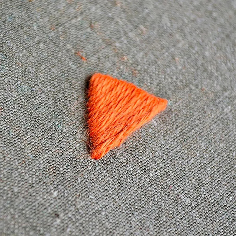 The satin stitch embroidery forms a smooth surface akin to that of satin, hence its name, Its commonly used as a fill stitch. This tutorial shows you two ways to embroider a satin stitch.