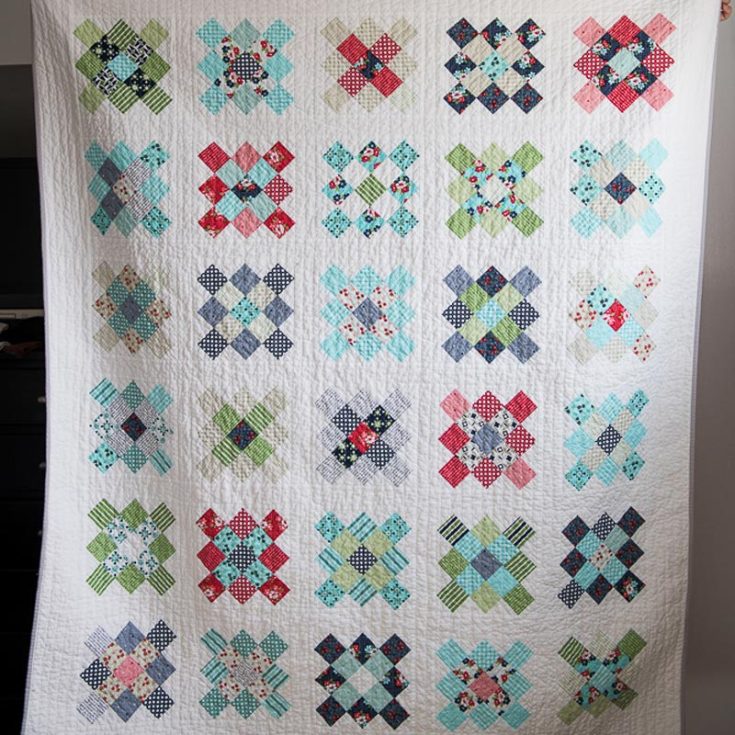 Want to make something that reminds you of sweet Nana? If her birthday is around the corner, quilt this nostalgic and beautiful blanket that will jog up her memory of her old quilting days. The light pastel colors also give a fun twist to the classic granny square design. So, make one just for Grandma to remind her of your love and adoration every day. Size: 60&rdquo; x 70&rdquo;
