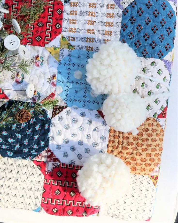 Follow along with this easy-to-read tutorial that will guide you into making these adorable Scrappy Snowball blocks for a quilt! It's the ideal scrap quilt project for the upcoming winter, and the blocks will yield a 52" x 60" finished quilt.&nbsp;