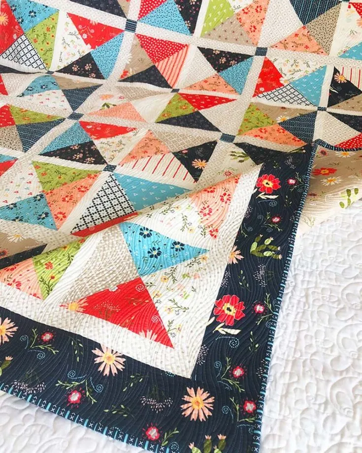 Bring the calming hues of the sea into your home decor with this Sea Glass quilt! This inexpensive pattern invites you to create a tranquil masterpiece reminiscent of coastal treasures. It&rsquo;s an intermediate design, and the step-by-step instructions in the downloadable PDF provide three sizes as follows: 19&rdquo; x 19&rdquo; 65 &frac12;&rdquo; x 65 &frac12;&rdquo; 65 &frac12;&rdquo; x 84&rdquo;