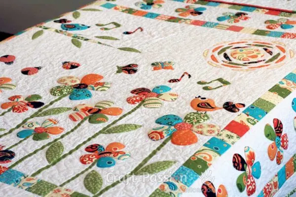 secret garden quilt