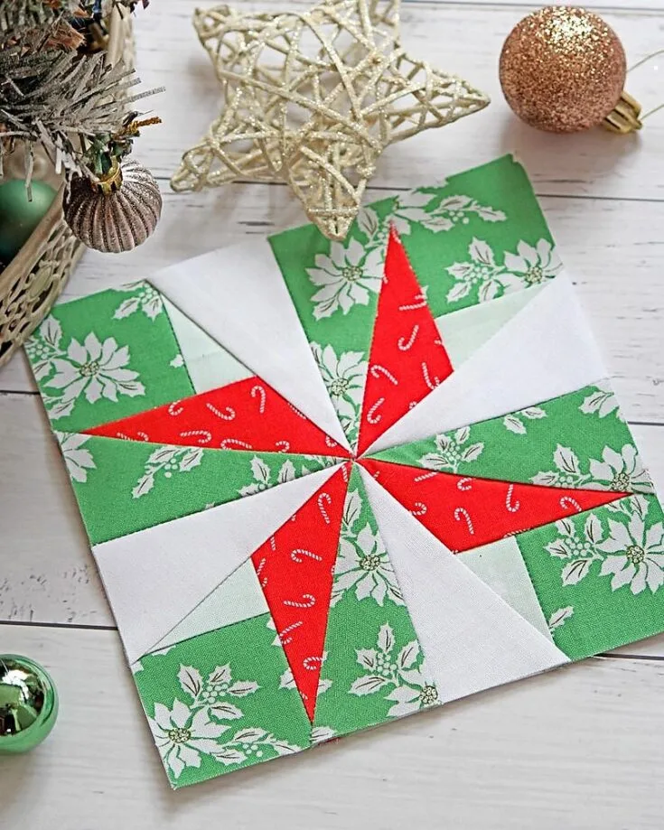 This Sedona's star quilt block from threadbare creations is but an artwork of sophistication and grace. With just the right colors, you could make a Christmas quilt for the holiday season! This quilt block tutorial also comes with a coloring sheet to help you plan out the placement of your fabrics.