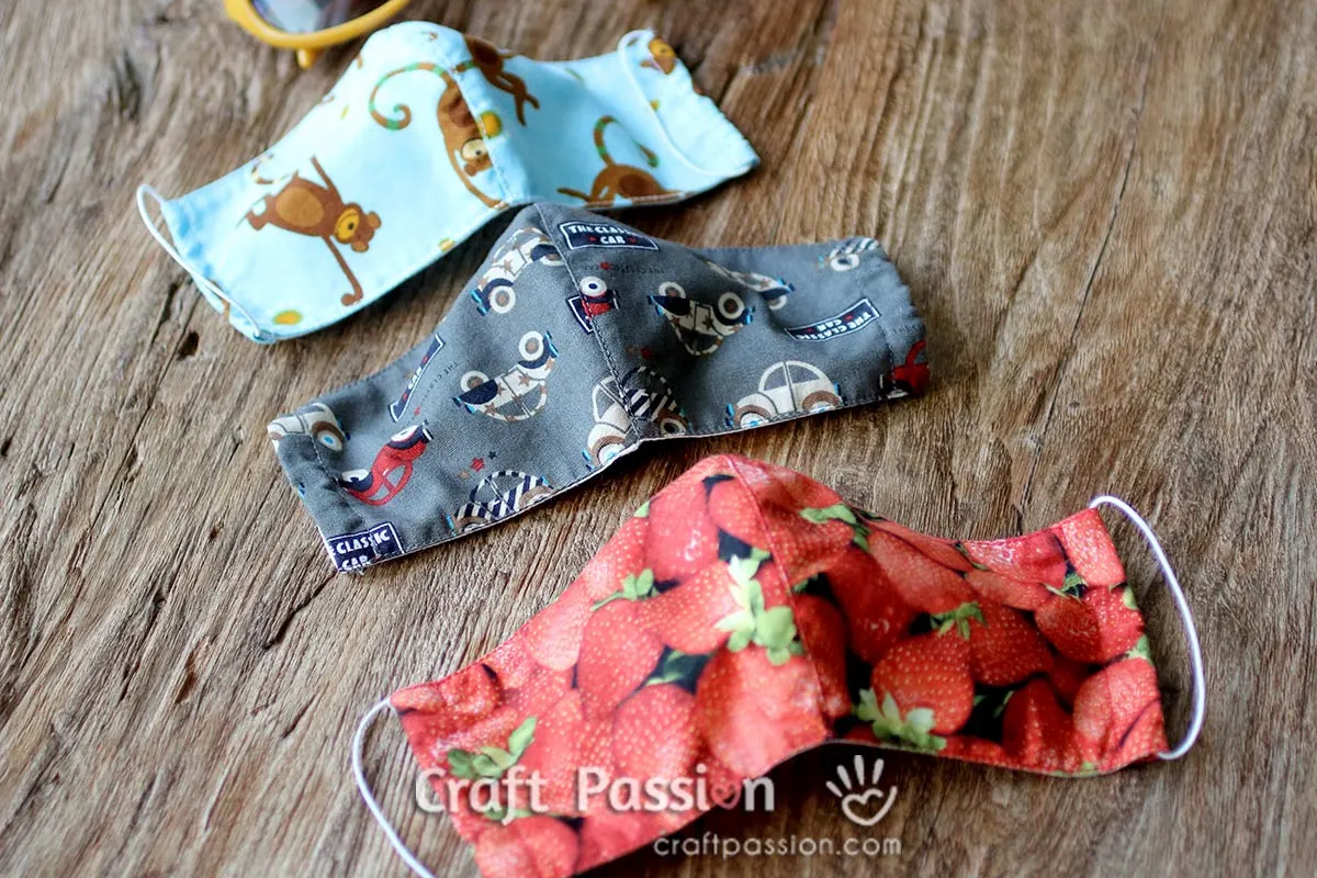 covid mask sizes pattern