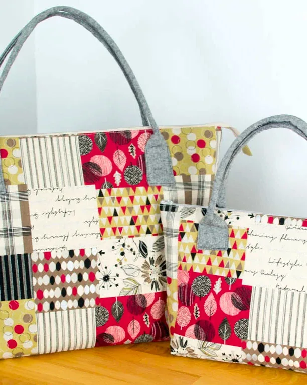Image for 2 Tote Bags From 1 Yard Of Fabric