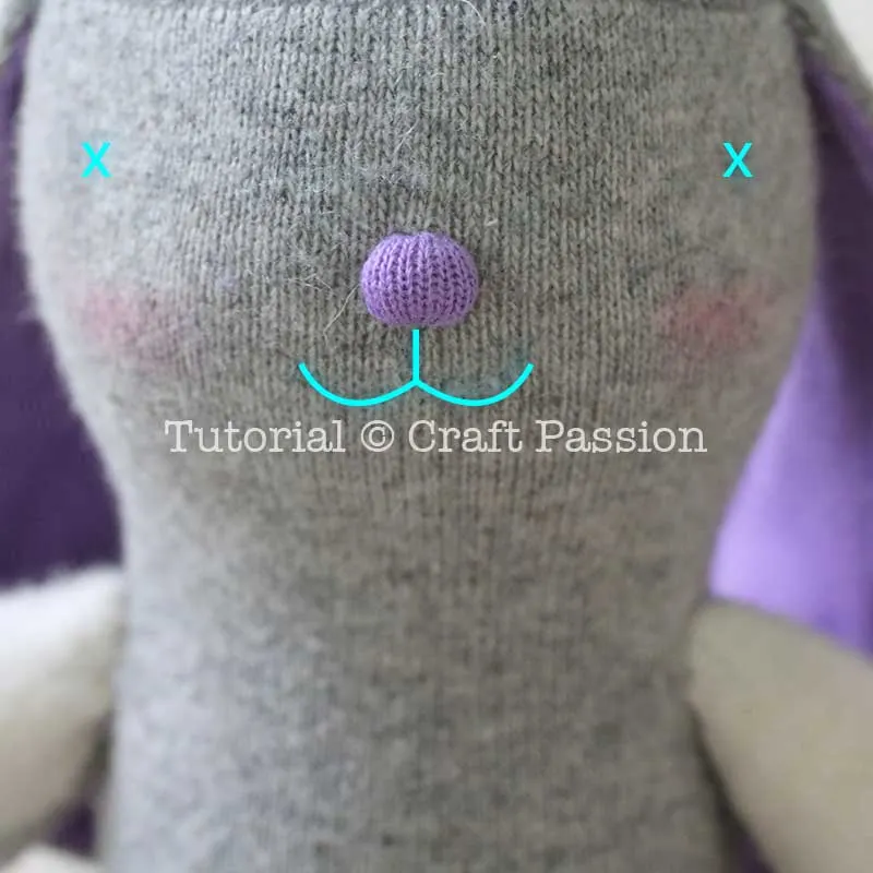 sew sock bunny