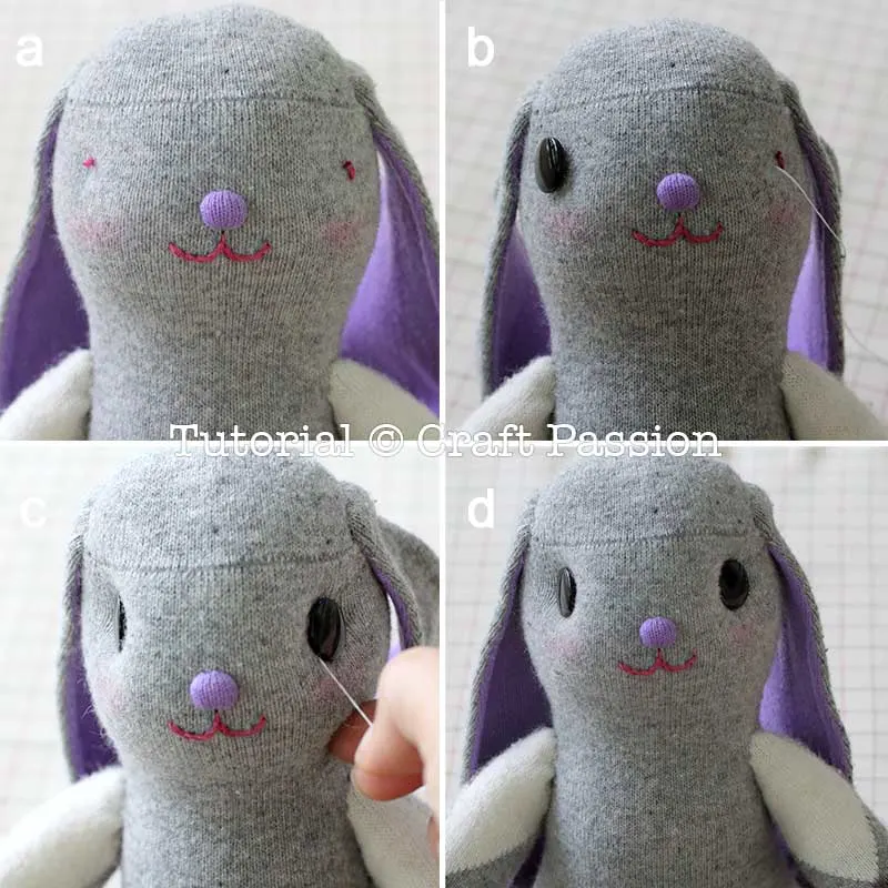 sew sock bunny