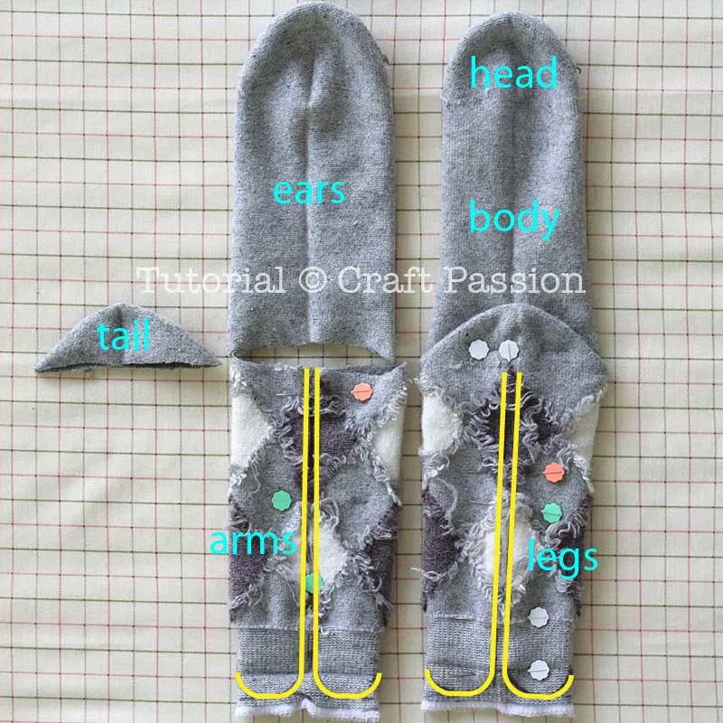 sew sock bunny