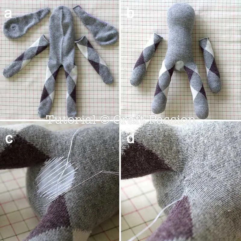 sew sock bunny