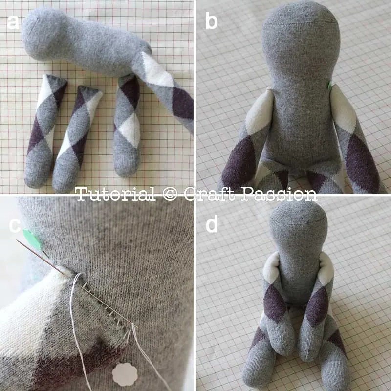 sew sock bunny