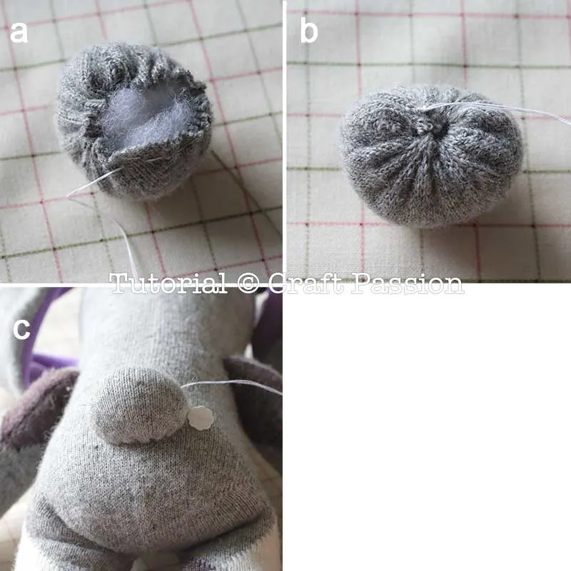 sew sock bunny