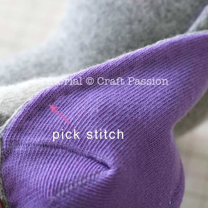 sew sock bunny