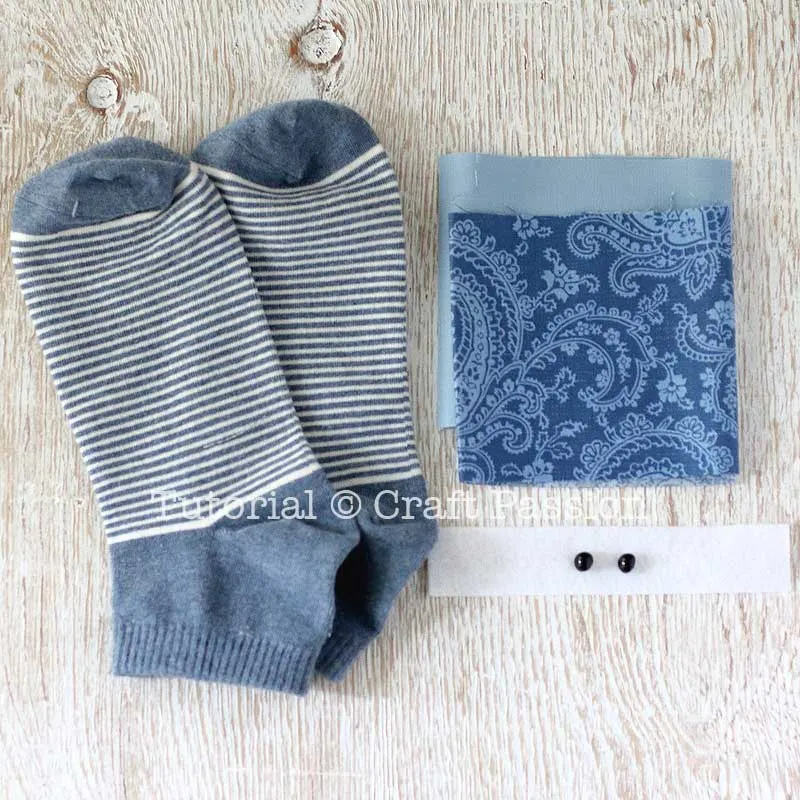 sew sock elephant