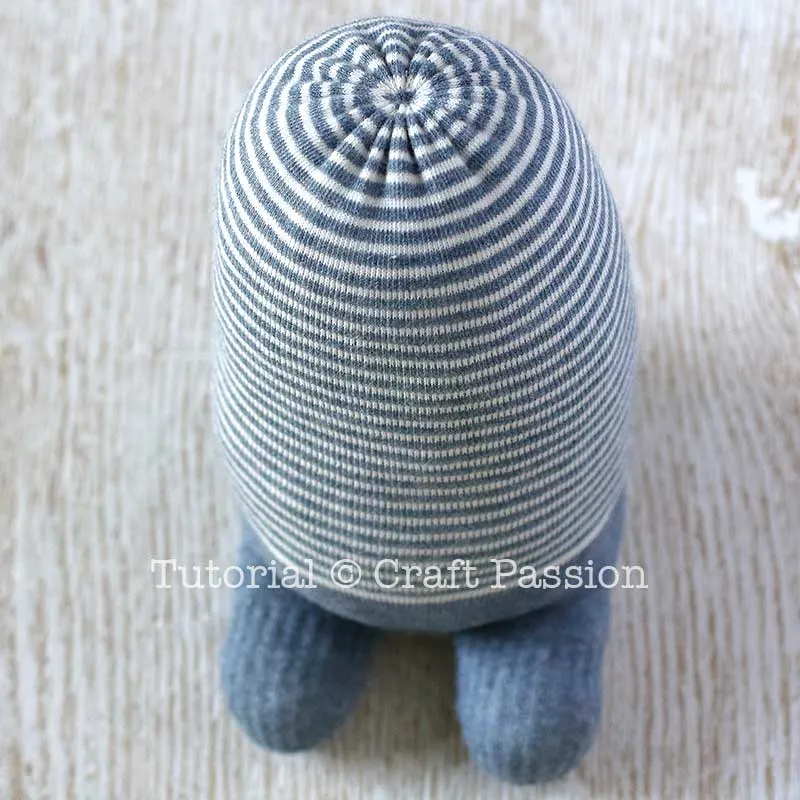 sew sock elephant