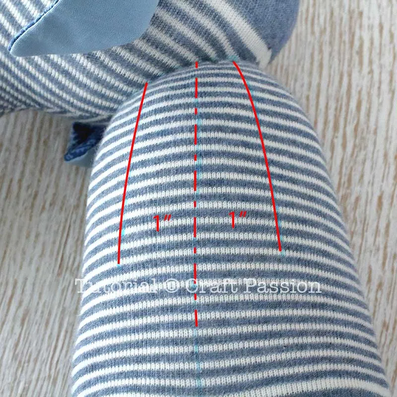 sew sock elephant