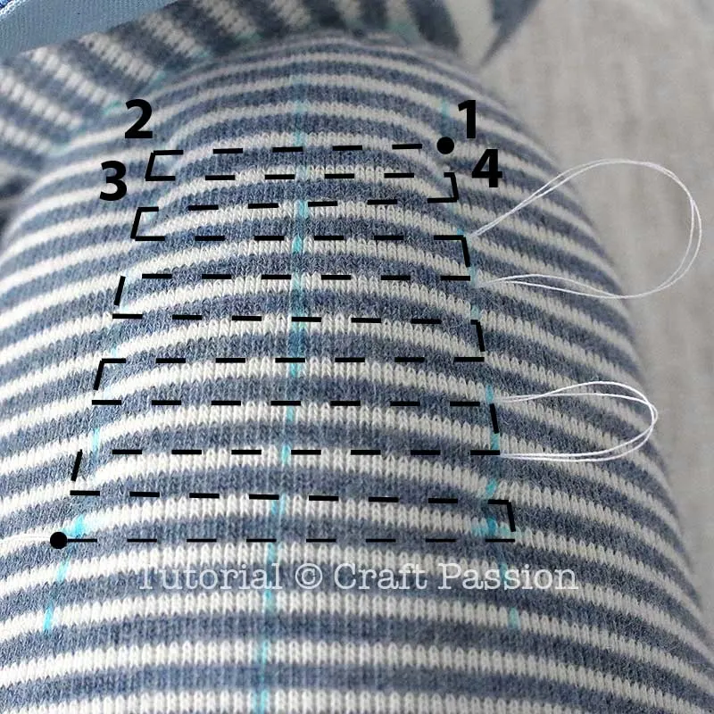sew sock elephant