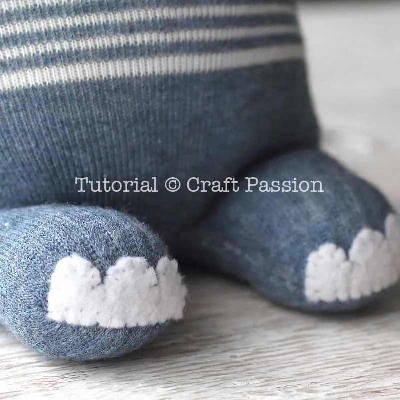 sew sock elephant