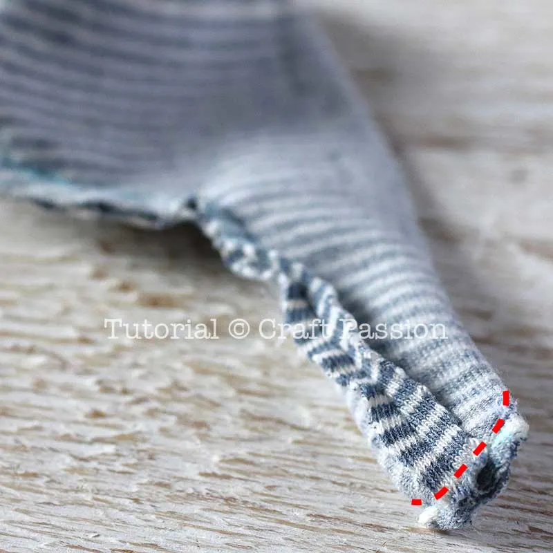 sew sock elephant