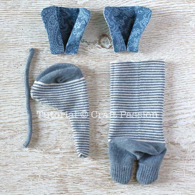 sew sock elephant