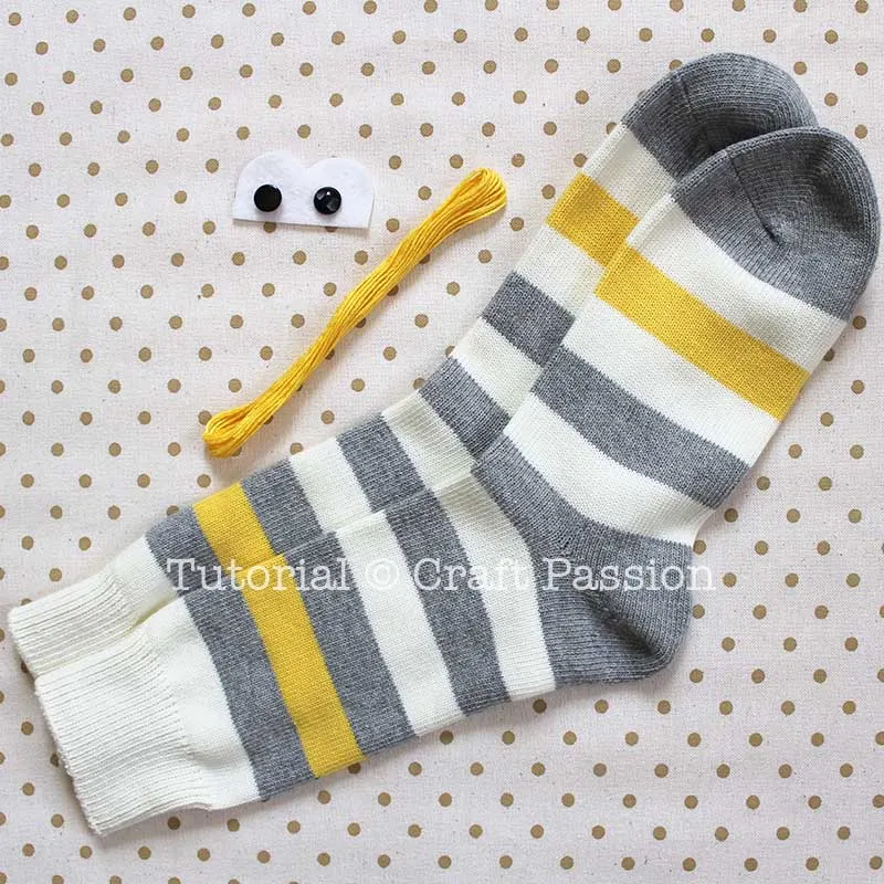 sew sock monkey