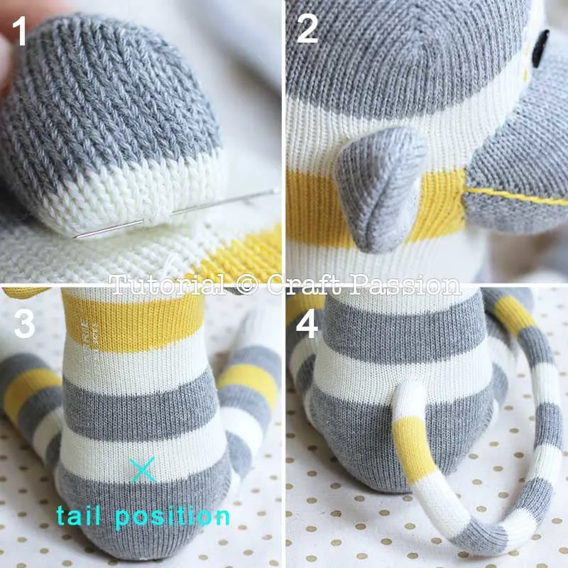 sew ear and tail