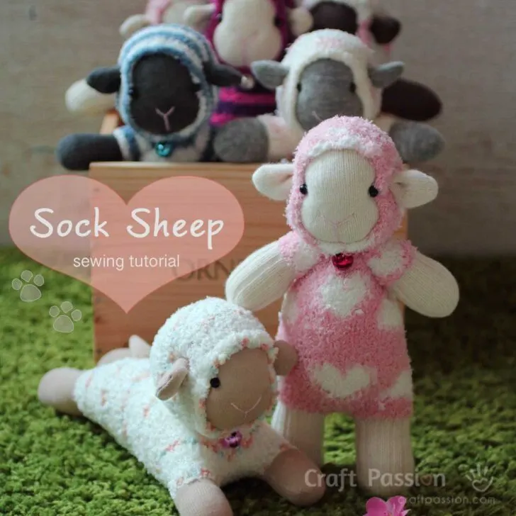 sew sock sheep pattern