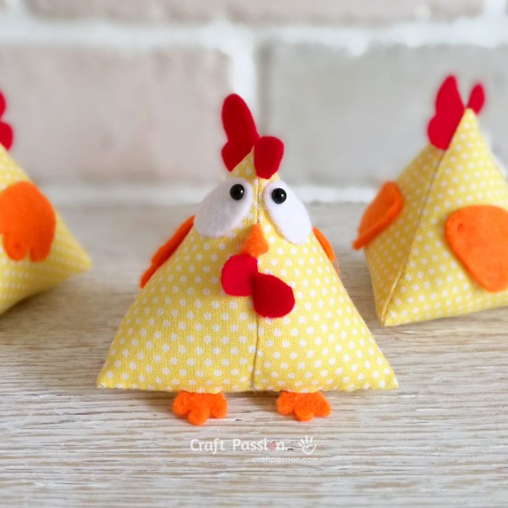 Besides being cuddly companions, some people view smaller stuffed toys as lucky charms as well! This lucky chicken is a cheerful little guy that will surely brighten your day whenever you see it.