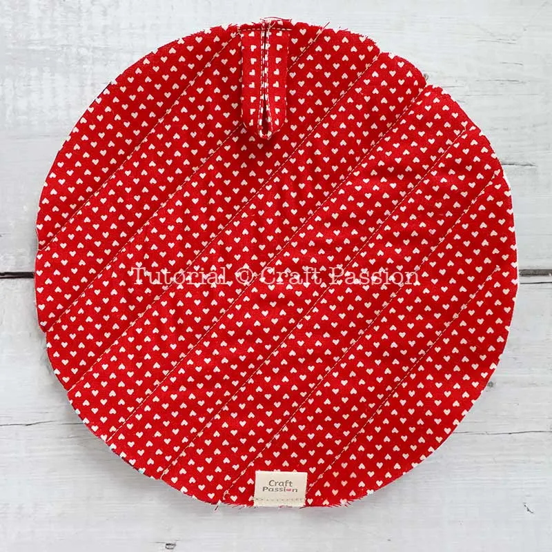 how to sew quilted trivet