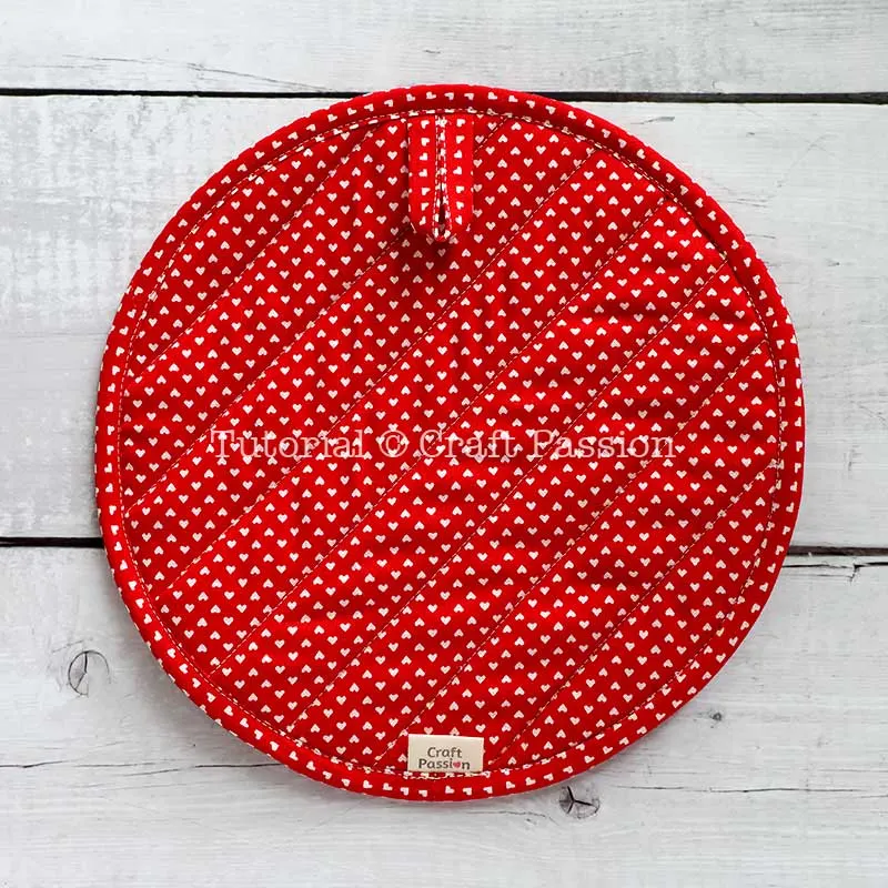 easy hot pad sewing