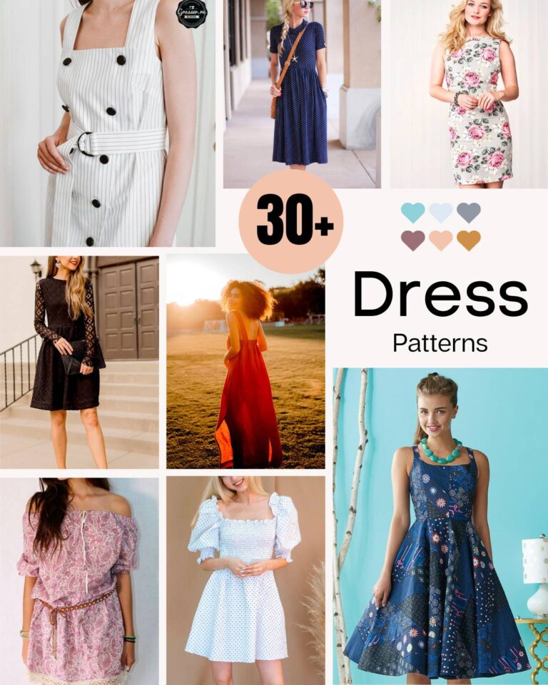 These 30 dress patterns are perfect for any occasion. We've covered a wide range of styles, from casual to formal, sexy to elegant, and work to beach vacation.