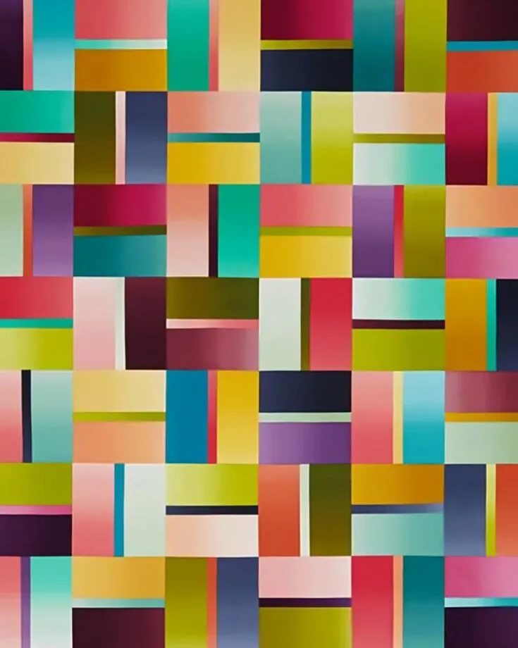 If you're seeking a unique quilt with an ombre effect, this design takes the win! This large 60 &frac12;" x 70 &frac12;" quilt uses a gradient print fabric that shows a seamless blend of colors to your quilt. Learn how to make it by clicking the link below!